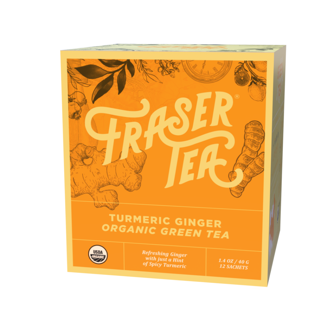 Turmeric Ginger Organic Green Tea | Fraser Tea