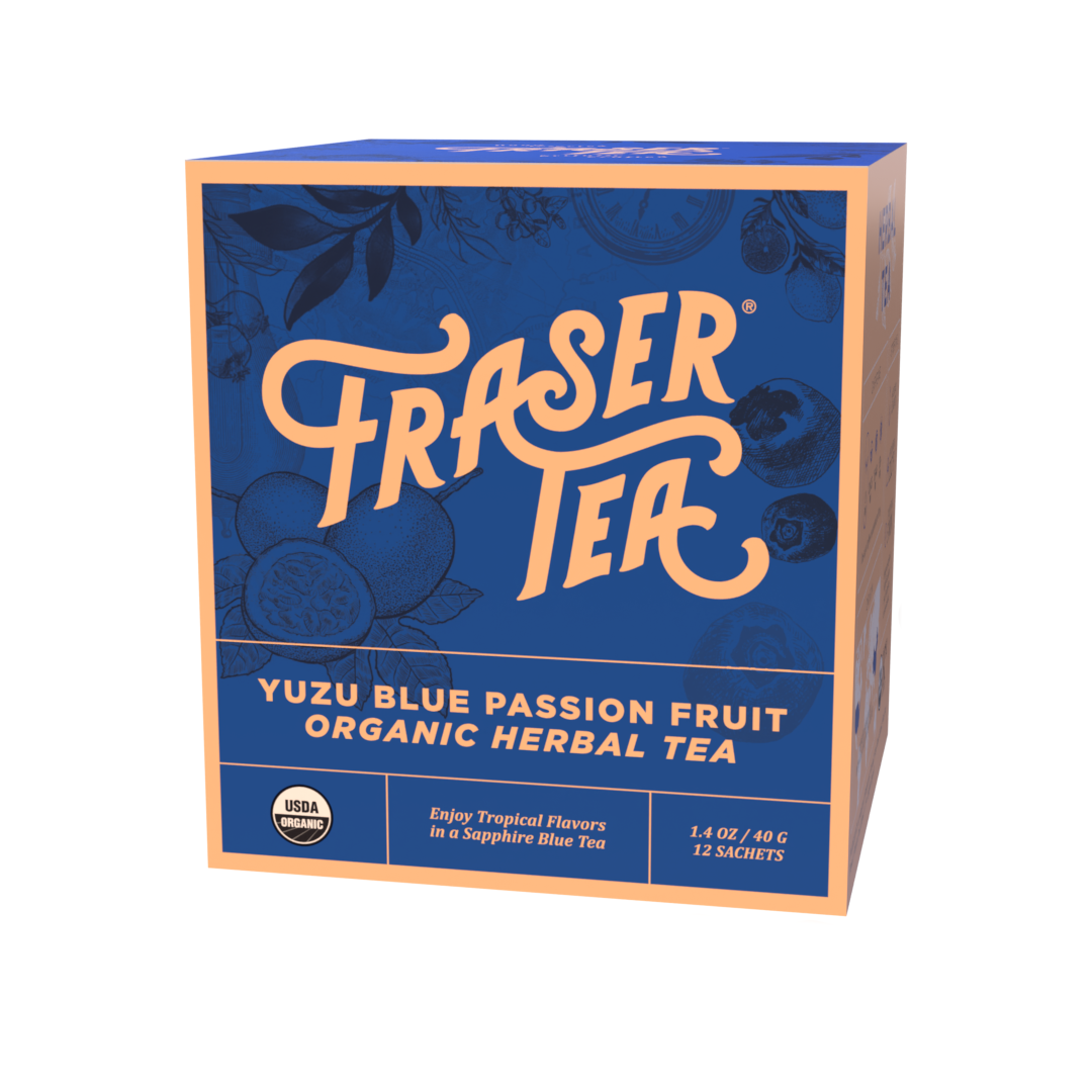 Yuzu Blue Passion Fruit Organic Herbal Tea | Fraser Tea