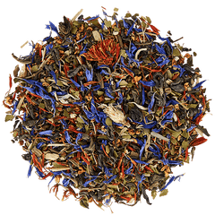 Yerba Mate Mint Organic Green Tea loose leaf tea.